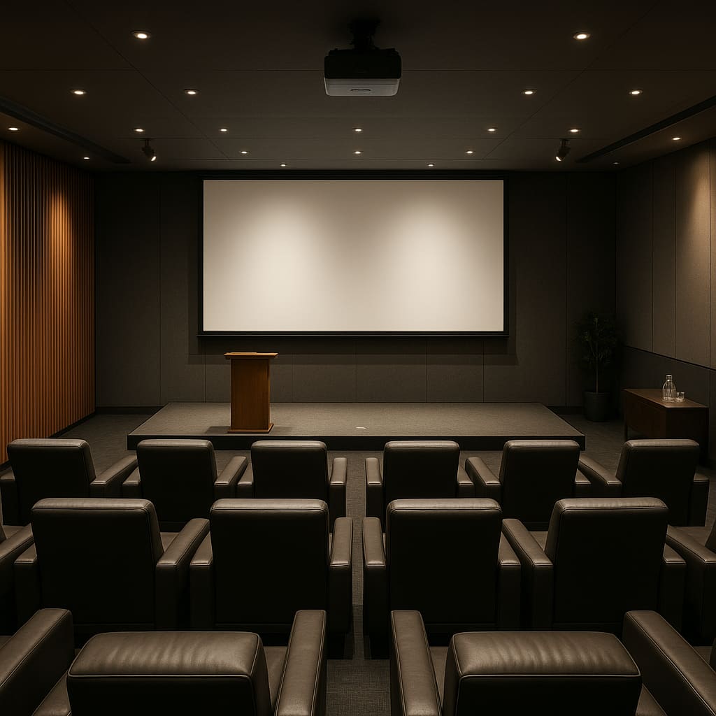 Evento corporativo en sala privada